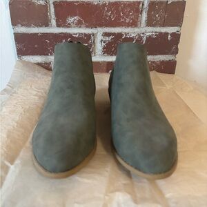 Green Ankle Boots
